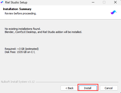 Installer summary